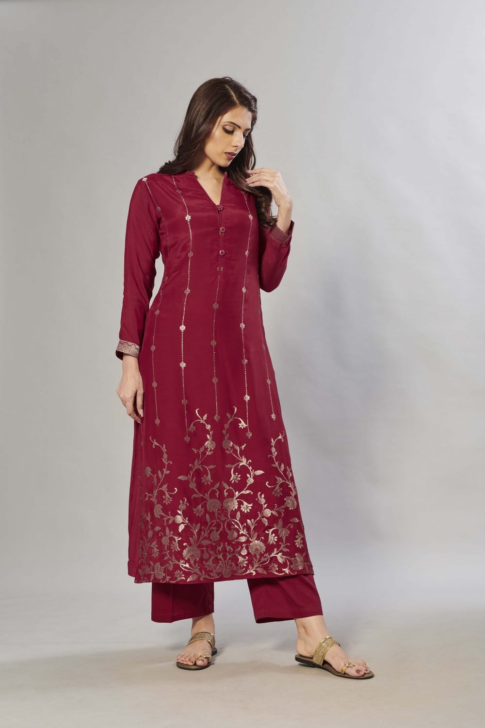 fcity.in - Print Straight Sleeveless Kurti For / Myra Alluring Kurtis