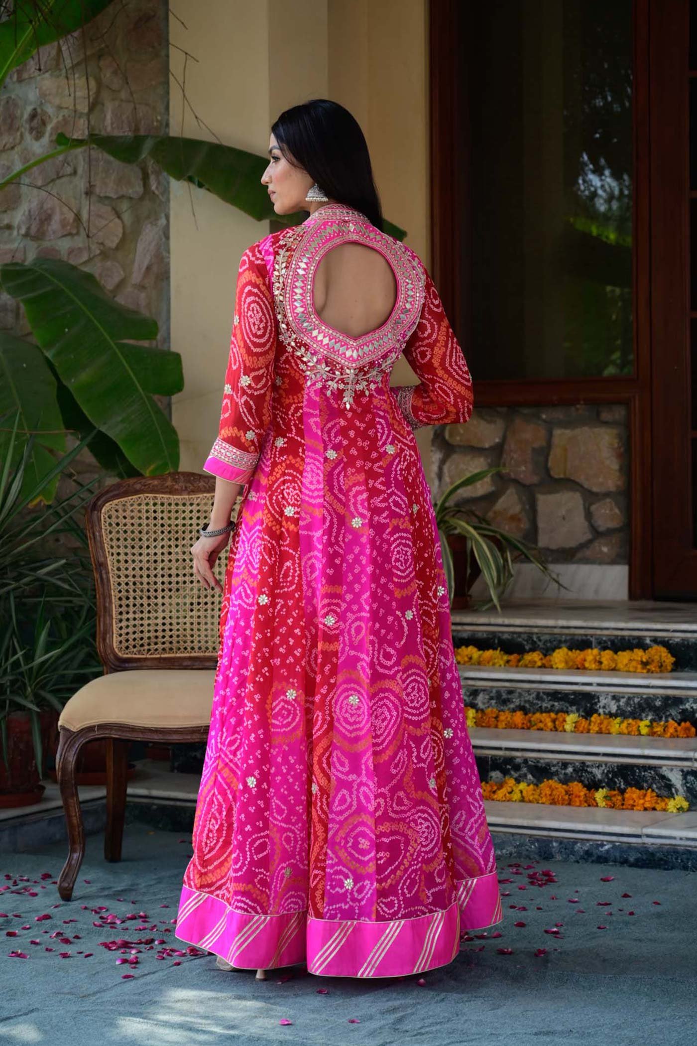Unveil more than 194 bandhani gown design latest